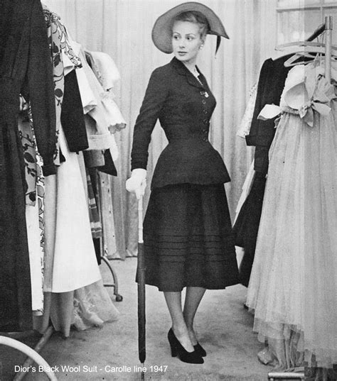 dior past collections|Dior first collection 1947.